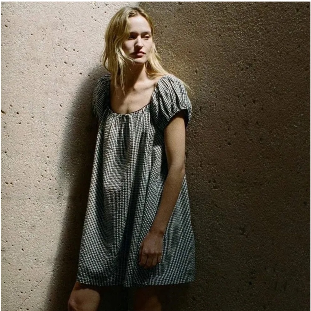 NWT Doen Julie Dress in La Maddalena Gingham in XS
